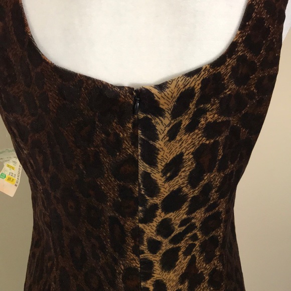 NWT Vintage Jeffery Halper Leopard Dress - Picture 5 of 7